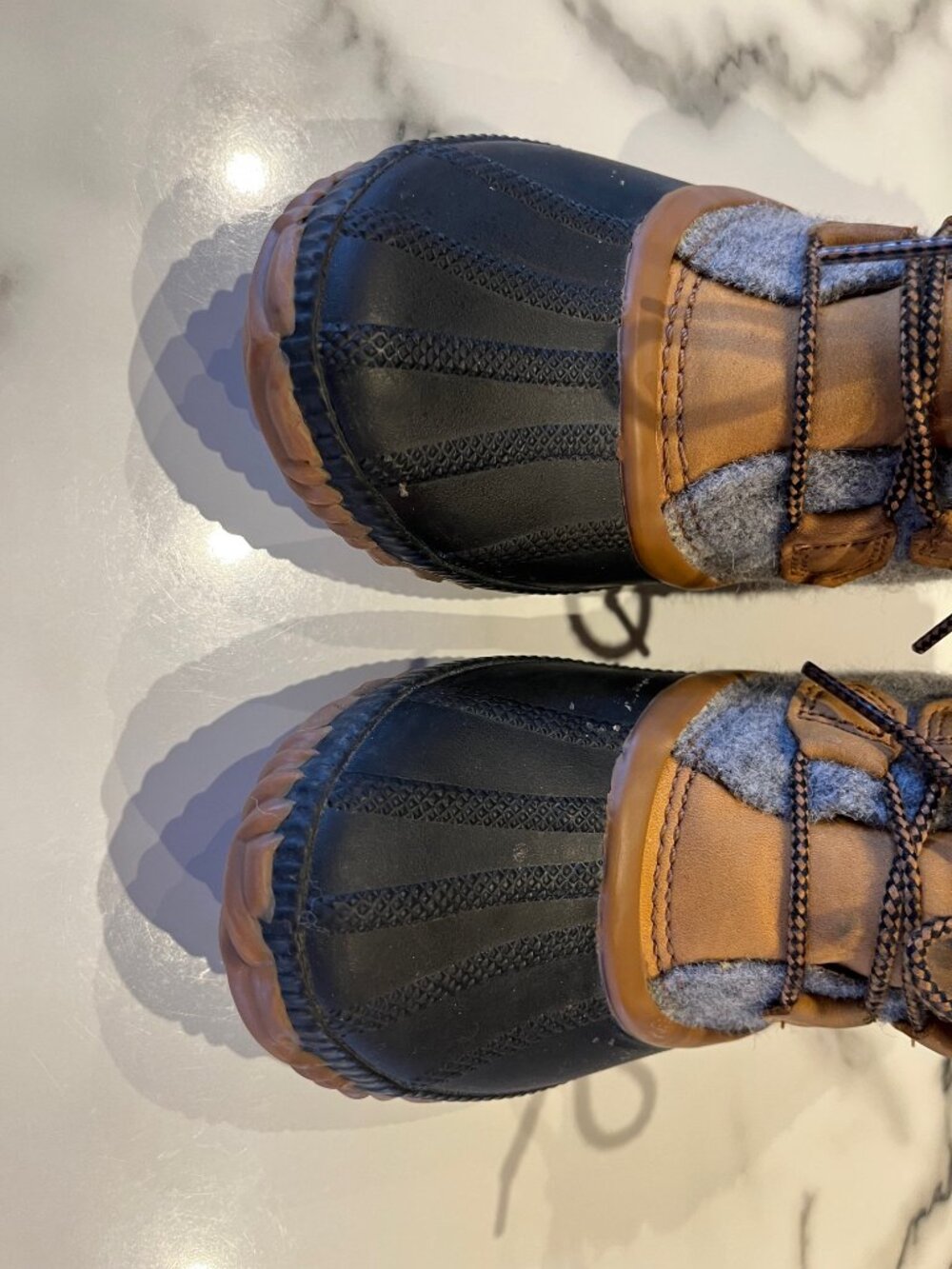Sorel Out'N About Plus Waterproof Gray Felt Duck Boots - Size 7 - Picture 13 of 14